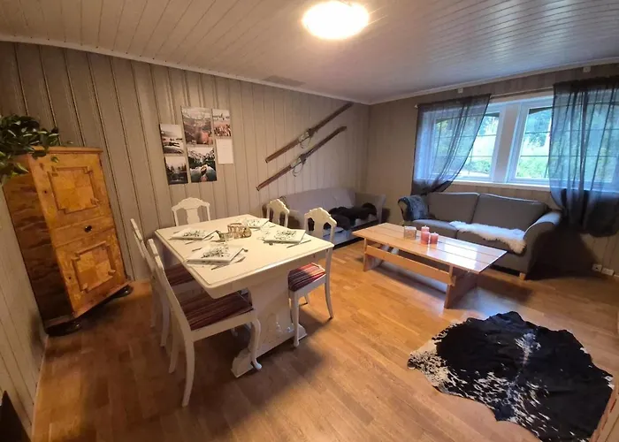 Lykke House Hot Tub, Grill Hut Northern Lights 公寓